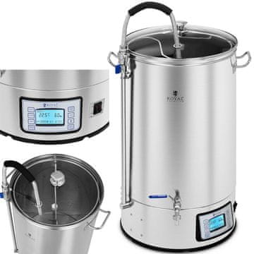 Royal Catering Kotliček za pivsko mešanico iz nerjavečega jekla, 2500 W, LCD, 60 l