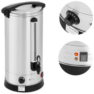 Royal Catering Warnik, grelnik za vodo za glintwein, z dvojno steno, jeklen, 23,5 l, 2500 W