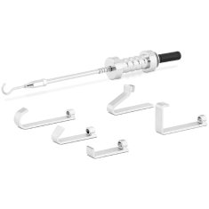 MSW Inertial hammer for pulling dents out of car bodywork, 73 cm, 5 hooks
