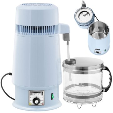 Uniprodo Destilator za destilacijo vode z nastavljivo temperaturo + stekleni vrč 4 l