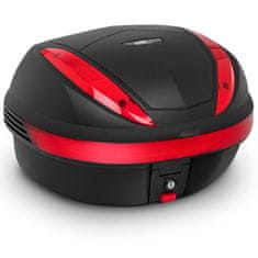 MSW Sredinski prtljažnik za motorno kolo za 1 čelado z montažno ploščo 38 l