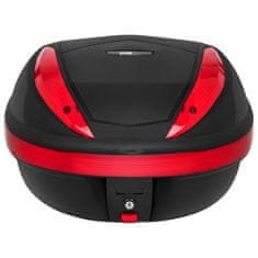 MSW Sredinski prtljažnik za motorno kolo za 1 čelado z montažno ploščo 38 l