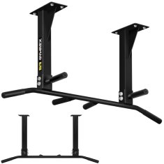 Gymrex Trening bar for pull-ups, ceiling mount, 6 handles, up to 110 kg - class B