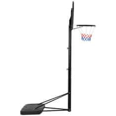 Gymrex Komplet košarkarski koš na stojalu, nastavljiv, višina 200–305 cm