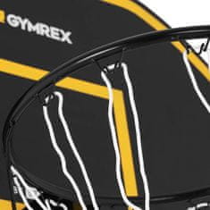 Gymrex Komplet košarkarski koš na stojalu, nastavljiv, višina 200–305 cm