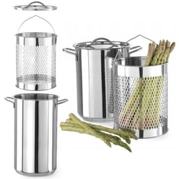 shumee Lonec za šparglje s pokrovom XL, 5,5 l - Hendi 833100