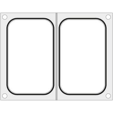 Hendi Matrica za varilni stroj Hendi za dva pladnja s posodami velikosti 178 x 113 mm – Hendi 805589