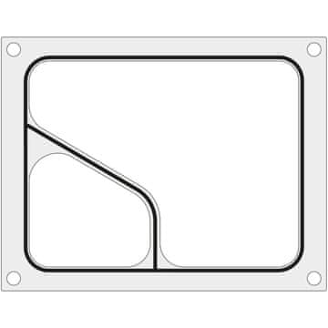 Hendi Kalup za tesnilne aparate mcs za dvodelni pladenj Colt 227x178 mm - 805510