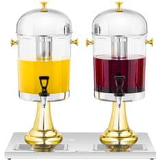 Royal Catering Dispenser za hlajenje sokov in pijač za bife, dvojni, 2 x 8 l