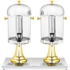 Royal Catering Dispenser za hlajenje sokov in pijač za bife, dvojni, 2 x 8 l