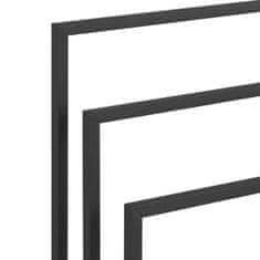 Physa Stoječi talni stojalo z obešalnikom za 3 brisače STAL 55 x 21,5 x 84 cm, temnosiva