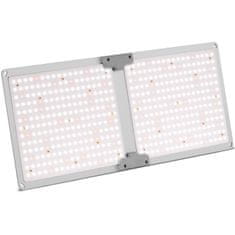 Hillvert Lampa za rast rastlin s polnim spektrom 60 x 24 cm 468 LED 220 W srebrna