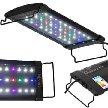 Hillvert LED akvarijska svetloba za rast rastlin polnega spektra 33 LED diod 27 cm 6 W