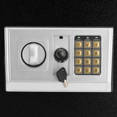 slomart Elektronski sef za dom in pisarno s kombinirano ključavnico jeklo 35x34,5x50 cm