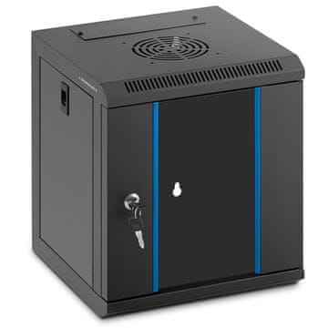 slomart 10'' stenska strežniška omara 6U IP20 do 60 kg 31x30x35 cm Črna