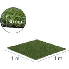 NEW Umetna trava za balkon teraso mehka 30 mm 14/10 cm 100 x 100 cm