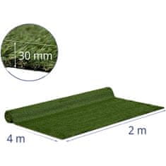 NEW Umetna trava za balkon teraso mehka 30 mm 14/10 cm 200 x 400 cm