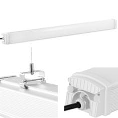 Wiesenfield LED svetilka, vodotesna, hermetična, za skladišče kokošnjaka, IP65, 4400 lm, 120 cm, 40 W