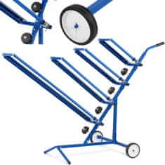 shumee Stojalo za lakirni voziček za papir 30 - 100 cm za 4 role