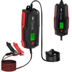 MSW LCD 100 W 12 V 6 A avtomatski polnilec avtomobilskih akumulatorjev