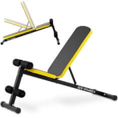 Gymrex Trening bench for chest, arm, abdominal and biceps exercises, up to 100 kg