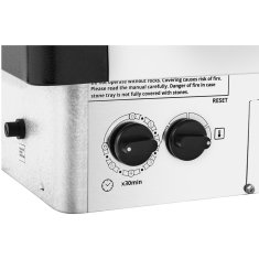 Uniprodo Električni savna peč z vgrajenim krmiljenjem 5-9 m3 do 110 °C 400 V 6 kW