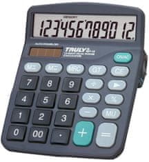 Kalkulator Truly 837-12 črn