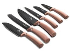 Berlingerhaus Komplet nožev s površino proti prijemanju 6 kosov Rosegold Metallic Line BH-2543
