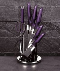 Berlingerhaus Komplet nožev v stojalu 8 kosov Purple Eclipse Collection BH-2587