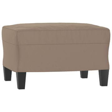 Vidaxl Stolček za noge taupe 60x50x41 cm tkanina iz mikrovlaken