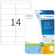 Herma Superprint Premium naslovne etikete, 99,1 x 38,1 mm, 10/1