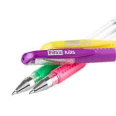 EASY Kids FLUO Komplet neonskih gel pisal, 6 barv