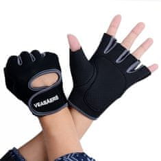 Northix Vadbene rokavice | Zasnovan za maksimalno kroženje zraka - siv 