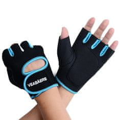 Northix Vadbene rokavice | Zasnovan za maksimalno kroženje zraka - modra 