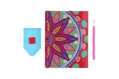 Totum Ustvarjalno nastavljen diamantni dnevniški cvet z nalepljenimi diamanti