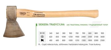 shumee Juco tradicionalna sekira 1,80 kg