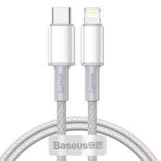 BASEUS USB Type C - Lightning kabel za hitro polnjenje Power Delivery 20 W 1 m bela (CATLGD-02)