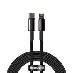 BASEUS USB Type C - Lightning kabel za hitro polnjenje Power Delivery 20 W 2 m črn (CATLWJ-A01)