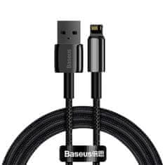BASEUS Tungsten kabel USB - Lightning 2,4 A 1 m črn (CALWJ-01)