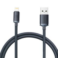 BASEUS Kabel za hitro polnjenje in prenos podatkov USB Iphone Lightning 2,4 A 1,2 m črn