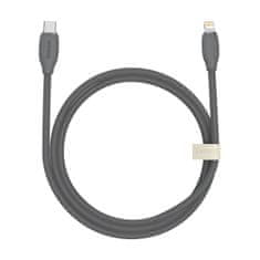 BASEUS kabel USB Type C - Lightning 20W dolžina 1,2 m Jelly Liquid Silica Gel - črn