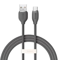 BASEUS kabel USB - USB Type C 100W dolžina 1,2 m Jelly Liquid Silica Gel - črna