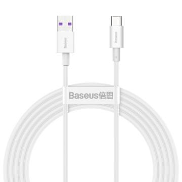 shumee Vrhunski USB - USB-C kabel 66W 6A 2m - bel