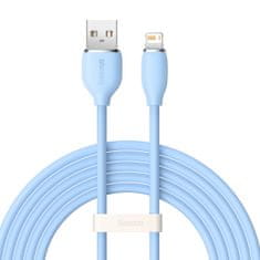 BASEUS kabel USB - Lightning 2.4A dolžine 2 m Jelly Liquid Silica Gel - modra