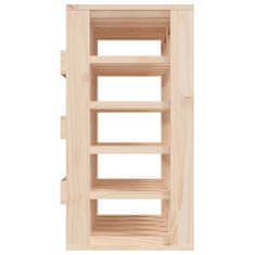 Vidaxl Stojalo za vino 58,5x33x60,5 cm trdna borovina