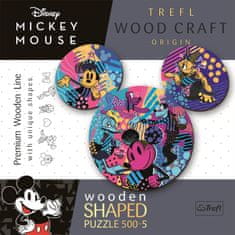 Trefl Wood Craft Origin puzzle Mickey Mouse 505 kosov