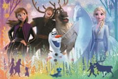 Trefl Sparkling Glitter puzzle v etuiju Disney Frozen: Čarobno prijateljstvo 70 kosov