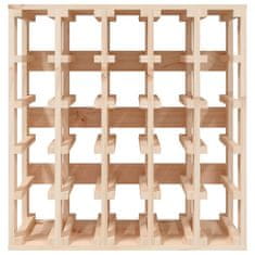 Vidaxl Stojalo za vino 58,5x33x60,5 cm trdna borovina
