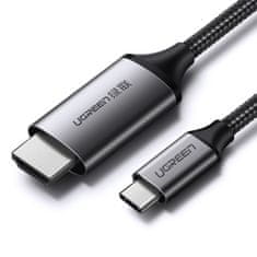 Ugreen Kabel, prehodnik HDMI – USB-C, 4K, 60 Hz, 1,5 m, črno-siv