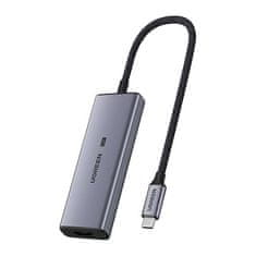 Ugreen večnamenski razdelilnik USB tipa C 4-v-1 - 3x USB 3.2 Gen 1 / HDMI 2.1 8K 30Hz siva (50629 CM500)